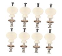 UTHCLO 8pcs Ukulele Tuning Pegs Straight Rod Design Metal Replacement Parts Comfortable Round Handle for Precise Stable Performance Suitable for All Ukulele Types