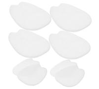 UTHCLO 9 Pairs Felt Shoe Inserts Tongue Pads White Anti-Skid Self-Adhesive Cushions Trim to Fit Absorbs Sweat Comfortable Foot Care for Sneakers and Casual Shoes