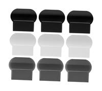 UTHCLO 9Pcs Toilet Seat Lifter Touch Handle for Raised Toilet Lid Creative Simple Design White Gray Black Easy to Install for Home Office and Public Bathrooms
