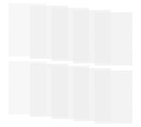 UTHCLO A4 Frosted PVC Printable Sheets 10pcs, Laser Printer Compatible Matte Printing Material for DIY Bookmarks and Office Craft Supplies