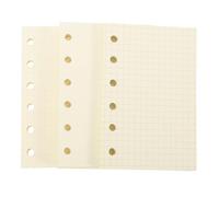 UTHCLO A7 Loose-Leaf Notebook Refill Paper Set 3 Books with 6-Hole Binder Inserts, Includes Grid, Blank, and Dot Paper Planner Refills for Personal Organizers and Note Taking