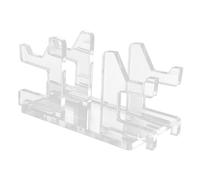 UTHCLO Acrylic Game Controller Stand Stable Dual Holder for Tabletop Display Transparent Organizer Rack for Easy Storage of Gaming Controllers