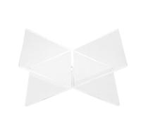 UTHCLO Acrylic X-Shaped Book Stand Reading Holder for School Desk, Multi-Functional Book Display Shelf for Music Sheets, Cookbooks, and Magazines