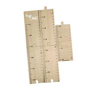 UTHCLO Adhesive Wooden Height Ruler Growth Chart for Room Wall Measurement Easy Install Height Measurement Ruler for Tracking Development and Growth