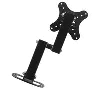 UTHCLO Adjustable Retractable Tv Wall Mount Bracket for Monitors Swivel Tilt Rotation Computer Monitor Wall Holder with Sturdy Support Space Saving Screen Mount Compatible with Multiple