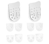 UTHCLO Adjustable Transparent Heel Lift Inserts for Men Height Increase Insoles with Removable Design Breathable and Comfortable Shoe Pads for Athletic Dress Boots and Flat Shoes