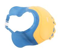 UTHCLO Adjustable Waterproof Bath Hair Washing Shield, Yellow Crocodile Pattern Shower Cap with Soft Material, Ear and Eye Protection Bath Hat