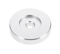 UTHCLO Aluminum 45 Revolutions Per Minute Turntable Adapter for 7 Inch Vinyl Records Silver Metal Record Player Adapter Compatible with Single Vinyl Discs for Turntables