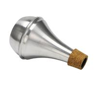 UTHCLO Aluminum Alloy Trumpet Trombone Practice Mute with Full Cork Strip Lightweight Horn Silencer for Home Noise Reduction Easy to Install Instrument Accessory