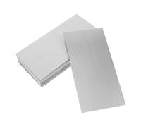UTHCLO Aluminum Wall Backsplash Tiles Silver 10pcs Peel and Stick Splash Guard Oil and Grime Resistant, Effortless Cleaning, Modern Sl esign for Kitchen and Laundry Room