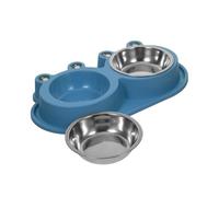 UTHCLO Ant Cat Bowl Non-slip Pet Feeder Stainless Steel Food Dish and Water Bowl for Indoor Cat Feeding Station