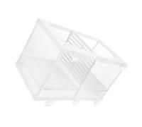 UTHCLO Aquarium Fish Breeding Box with Divider for Fry Hatchery Small Mesh Separation Net with Suction Cups Plastic and Nylon Fish Tank Accessory and Improving Survival Rate