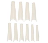 UTHCLO Artificial Nail Patch Made of Sturdy Abs Material 500pcs Full Nail Tips White Easy to Apply and Trim for Dating and Prom Art Designs