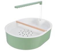 UTHCLO Automatic Pet Bird Bath Fountain Adjustable Pump for Cockatiel Parakeet African Grey Lovebird Indoor Cage Use