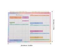 UTHCLO B5 Accounting Log Weekly Desk Planner Undated Income Ledger Book with Budget Planning and Expense Tracker Sheets for Personal Finance on The Go Use