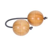 UTHCLO Bamboo Kashaka Hand Percussion Eggs Asalato Shaker Balls for Beginners Music Education Family Interaction Clear Sound Rhythmic Instrument