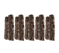 UTHCLO Bark with Natural Ecology Simulation 5pcs Acrylic Terrarium Decor and Enhanced Security Design as Terrarium Ground Cover Reptile for Lizard and Gecko Habitat and Reptile Habitat