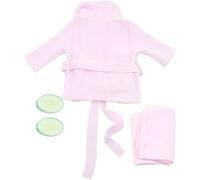 UTHCLO Bathrobe Towel Prop Set with Pink Cucumber Slice, Photography Outfit for 0-3 Months Photo Shoot Accessory