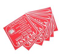 UTHCLO Bathroom Warning Decals Do Not Flush Stickers 6X6In Adhesive Labels Toilet Paper Reminder for Healthcare Facilities Hotels and Public Areas Prevent Clogs