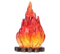 UTHCLO Battery Operated LED Bonfire Light with Realistic Flickering Flame Effect, Decorative Artificial Flame Night Lamp for Christmas Fireplace Decor and Garden Party Ambiance