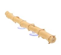 UTHCLO Bearded Dragon Standing Rack and Terrarium Lizard Climbing Toy with Suction Cup, Natural Bamboo Root and Grape Wood Branch for Reptile Cage Decor and Habitat Plaything