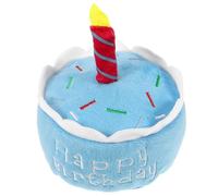 UTHCLO Birthday Cake Pet Cake Puppy Plush Filled with Fillers Won't Hurt Dog's Teeth Attracts Dog's Attention Birthday Party Decor for Dog Puppy