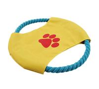 UTHCLO Bite-resistant Pet Flying Disc for Dogs Made of Sturdy Fabric, Easy to Grab and Carry, for Training and Fetching with Golden Retriever and Samoyed Color
