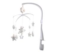 UTHCLO Black and White Nursery Crib Mobile with Rotating Music Bell Sensory Mobile for Motor Skill Development Install Hanging Plaything for Newborns