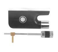 UTHCLO Black Copper Violin Bow Frog Replacement Wear Resistant Easy to Use Metallic Bow Frog for Violin Suitable for Student