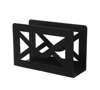 UTHCLO Black Iron Mail Letter Organizer with Compartments for Quick Categorization and Sturdy Daily Office Use, Space-Saving Desktop Sorter Organizer for Home and Office
