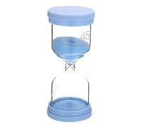 UTHCLO Blue Decorative Hourglass Timer for Home and Office Multi Function Sand Timer Gift Accessory with Sturdy High End Material Classic Design for Birthday and Holiday Presents