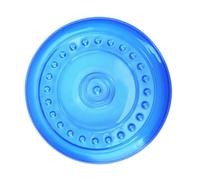 UTHCLO Blue Tpr Flying Disc Dog Toy Washable with Good Softness for Throwing and Playing, Puppy Daily Train Plaything to Play with Your Dog Outdoors