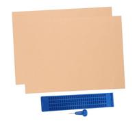 UTHCLO Braille Writing Board with Stylus and Practice for Blind Learning Lightweight Portable Plastic Braille Tablet Easy Operation Educational Tool for Visually Impaired Users