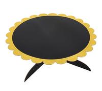 UTHCLO Bright Color Dessert Rack Paper Cake Stand Cake Holder with Elegant Design round Shape Black Lightweight Large Capacity Stable Structure for Party Dessert Display