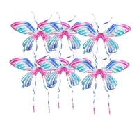 UTHCLO Butterfly Wing Balloon with Strap Design for Female Fairy Dress Up Inflatable Aluminum Film Balloons for Birthday Cosplay Wedding and Party Decorations Random Color