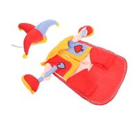 UTHCLO Cat and Dog Costume Set Magical Cartoon Pet Outfit Wear-resistant Hat Stand-up Design Size l Interactive Pet Accessory for Cats and Dogs