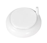 UTHCLO Ceramic Air Bubble Stone for Aquarium and Hydroponic Growing System, round 50mm Diffuser with Suction Cup, Safe for Living Things and Increases Ph Level, White Fish Tank Aerator