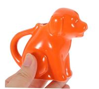 UTHCLO Ceramic Dog Shaped Creamer Pitcher with Handle Milk Jug for Home and Restaurant Use Premium Smooth Ceramic Sauce and Gravy Frothing Cup Comfortable Grip for Hot Liquids