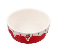 UTHCLO Ceramic Hamster Food Bowl Small Animal Bowl User-friendly Design Protects Pet from Ceramic round 3.54x3.54x1.57inch Small Pet Feeding Dish for Rats and Hamsters