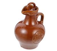 UTHCLO Ceramic Wine Jug Vintage Pot for Home and Restaurant Use Smooth Surface Alcohol Pitcher for Serving Wine Practical Desktop Accessory and Safe Pottery Container