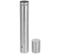 UTHCLO Certificate Tube Multifunctional Document Protectors Stainless Steel with Large Capacity Can be Placed Portable and Locking Cash Box, for Birth Certificate Storage a Wallet
