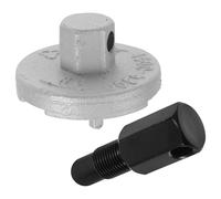 UTHCLO Chainsaw Clutch Removal Kit with Piston Stop and Clutch Removal Spanner, Compatible with 45/52/58cc Gasoline Chainsaws, Mechanical Repair Tool Set for Outdoor Power Equipment