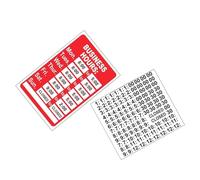 UTHCLO Changeable Business Hours Sign for Coffee Shop - 2pcs Self-Adhesive Open Sign Stickers with Number Labels for Store, Office, Restaurant Door and Window