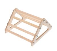 UTHCLO Chicken Standing Frame Chicken Perch Safe for Chewing Safe for Playing Wood Handmade Simple Design Unique Appearance Modeling Home Use Hen