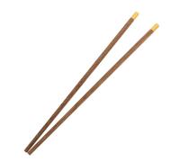 UTHCLO Chinese Wood Frying Chopsticks, Long Reusable Cooking Chopsticks, Chicken Wing Wood with Aluminum Tip, Suitable for Hot Pot and Frying
