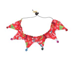 UTHCLO Christmas Adjustable Cat Collar with Santa Snowman Pattern Red Xmas Neckerchief for Indoor Cats Cute Bell Pet Collar for Kittens