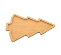 UTHCLO Christmas Tree Shaped Wooden Tray Multi Compartment Serving Platter for Snacks Appetizers Desserts Fruit Nibbles Party Kitchen Restaurant Use Tray
