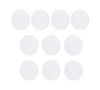 UTHCLO Circle Canvas with Pure Cotton and Cardboard Material Round Drawing Board 10pcs Suitable for Oil Painting Creation and DIY Painting Art Panels for Students and Amateurs