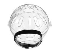 UTHCLO Clear Cat Helmet Muzzle for Cats Breathable Protective Space Helmet Preventing Biting and Licking Lightweight for Wound Healing and Grooming