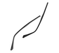 UTHCLO Clear Crystal Eyeglasses Arm Replacement with Black Temple Legs Stylish Transparent Eyewear Arms for Glasses Repair and Spectacle Temples Compatible with Various Frames
